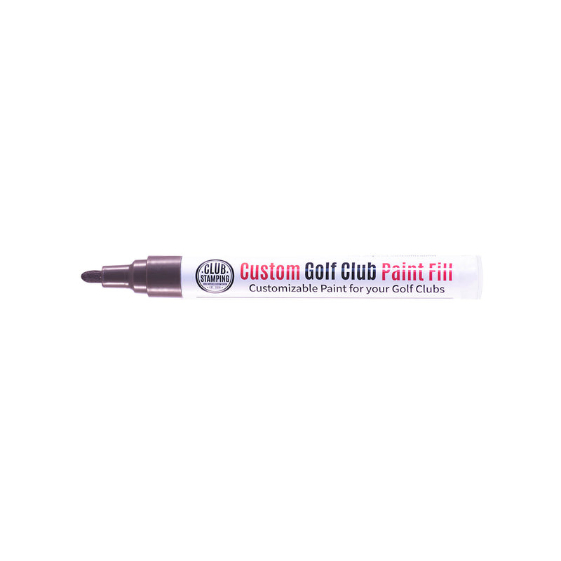 Load image into Gallery viewer, Club Stamping Brown Golf Club Paint Fill for Wedge Personalization From The Side
