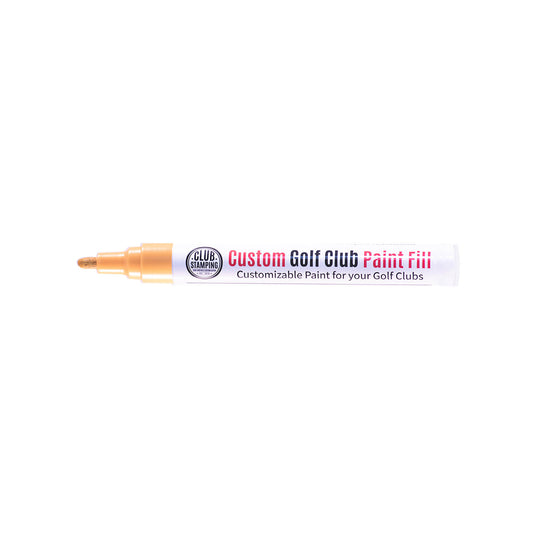 Neon Orange Golf Club Paint Fill