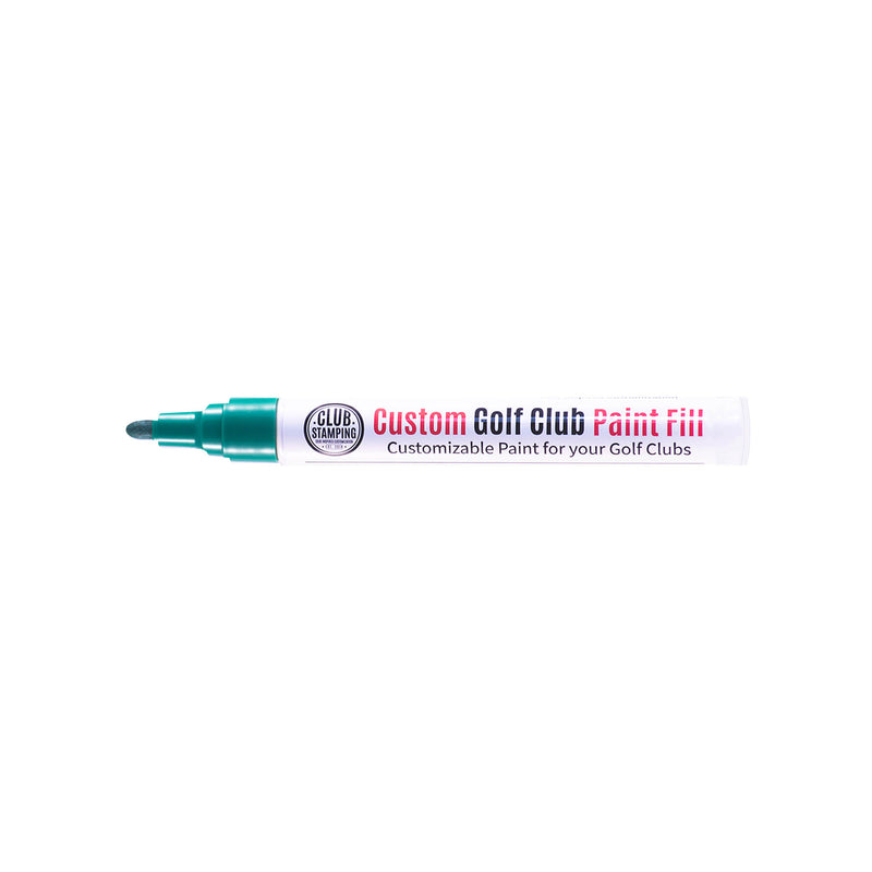 Load image into Gallery viewer, Club Stamping Green Golf Club Paint Fill for Wedge Personalization From The Side
