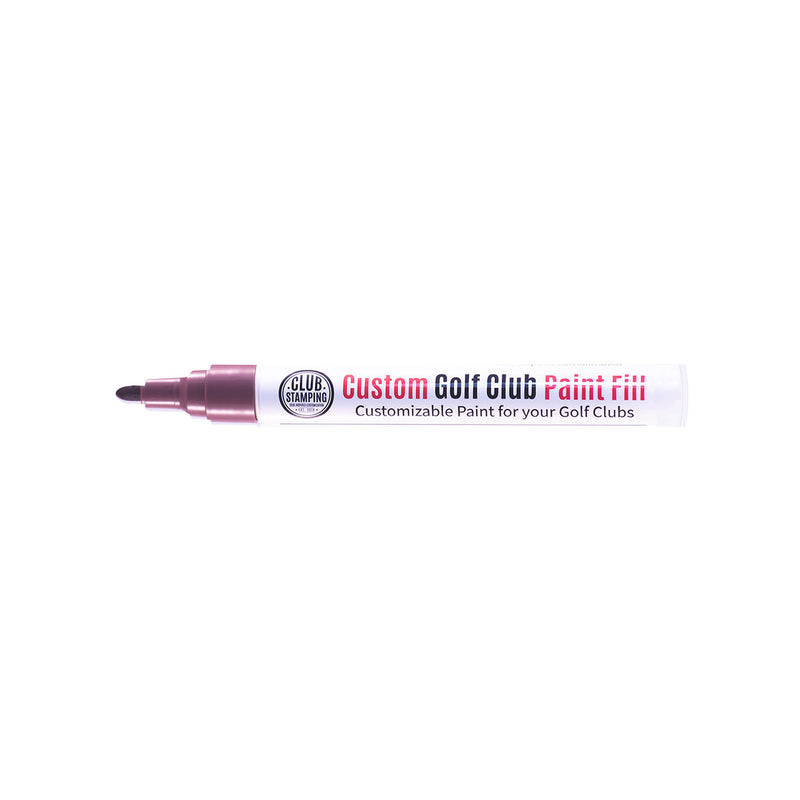 Load image into Gallery viewer, Club Stamping Clay Brown Golf Club Paint Fill for Wedge Personalization From The Side
