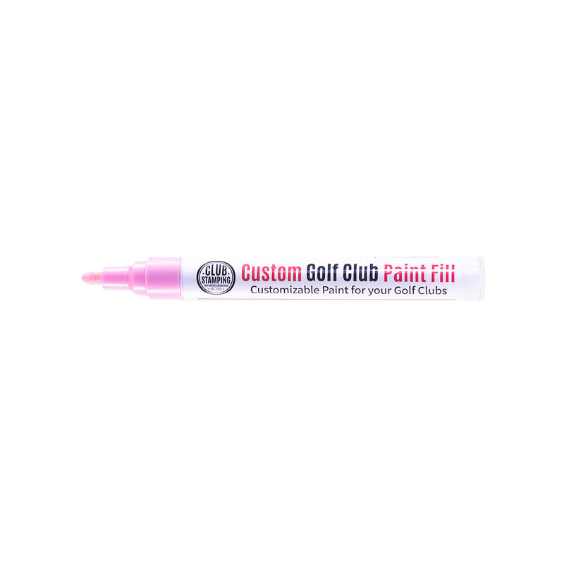 Load image into Gallery viewer, Club Stamping Light Pink Golf Club Paint Fill for Wedge Personalization From The Side
