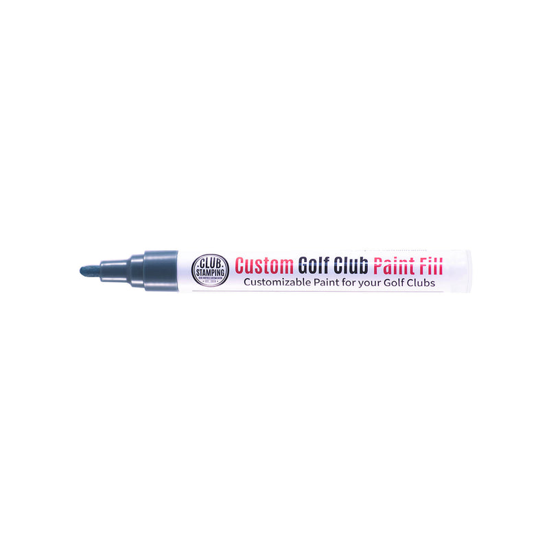 Load image into Gallery viewer, Club Stamping Cyan Blue Golf Club Paint Fill for Wedge Personalization From The Side
