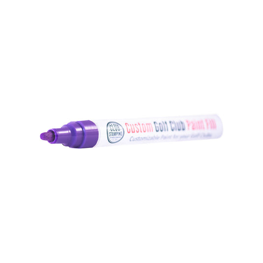 Club Stamping Neon Purple Golf Club Paint Fill Tip for Wedge Personalization