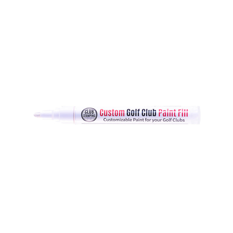 Load image into Gallery viewer, Club Stamping White Golf Club Paint Fill for Wedge Personalization From The Side
